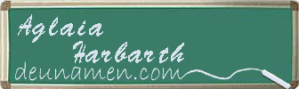 Aglaia Harbarth Visitenkarte